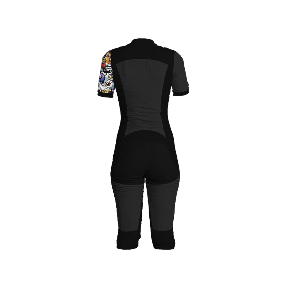 Freefly CF Short Female [S] Black/Cartoon Chaos Printed Arm