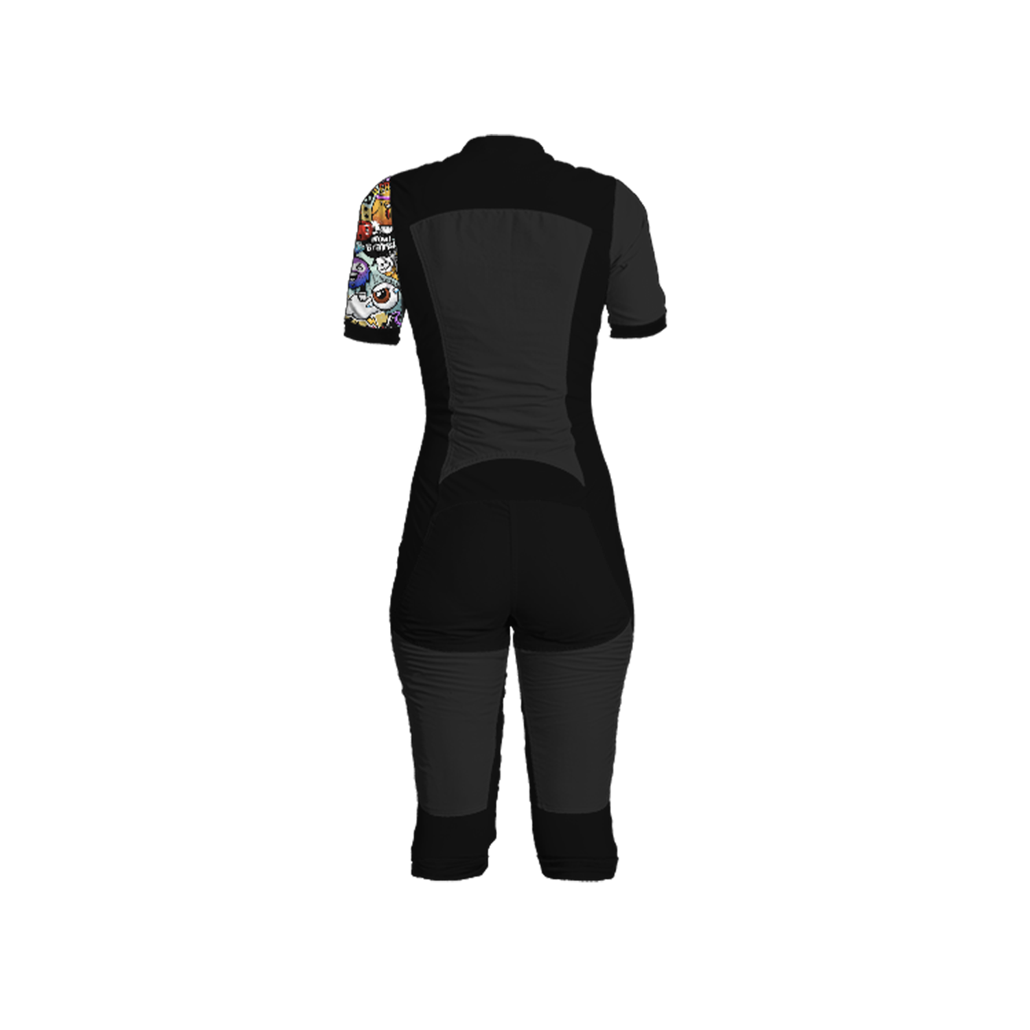 Freefly CF Short Female [S] Black/Cartoon Chaos Printed Arm