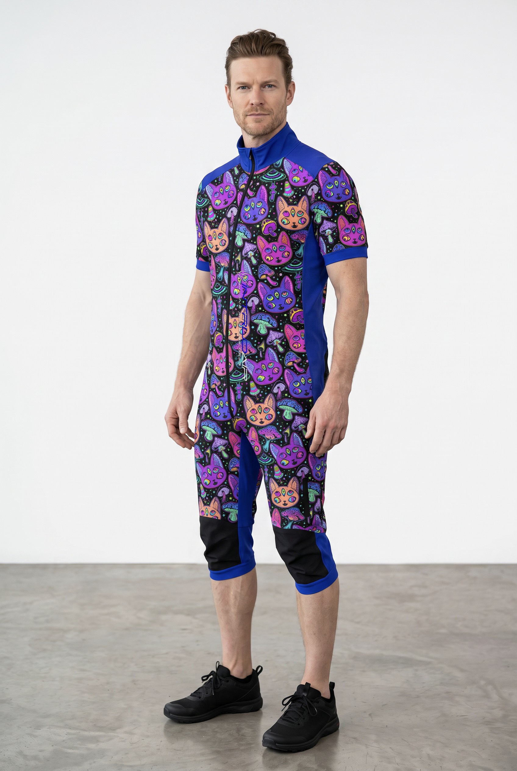 Freefly CF Short - Blue/Space Cat Print