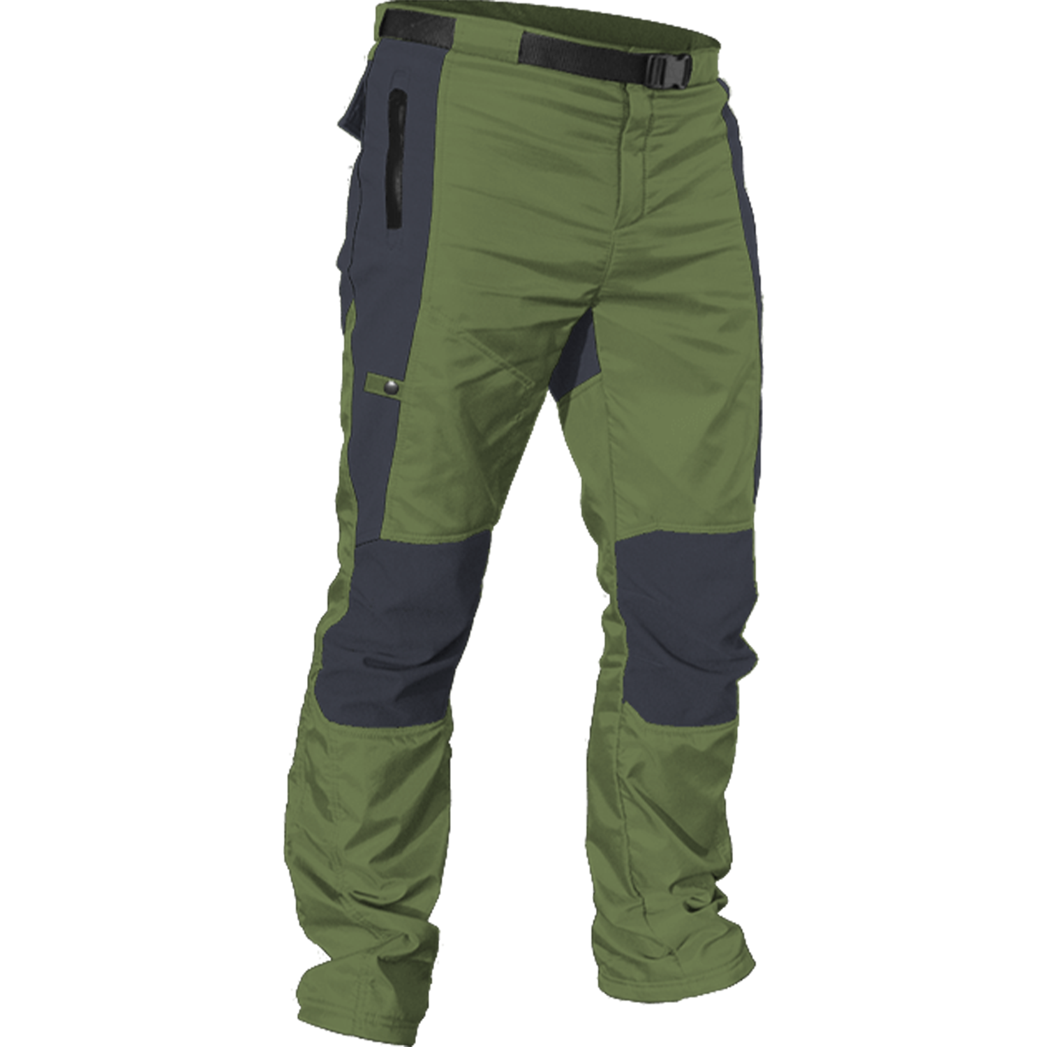 Technische Hose Beige/Schwarz