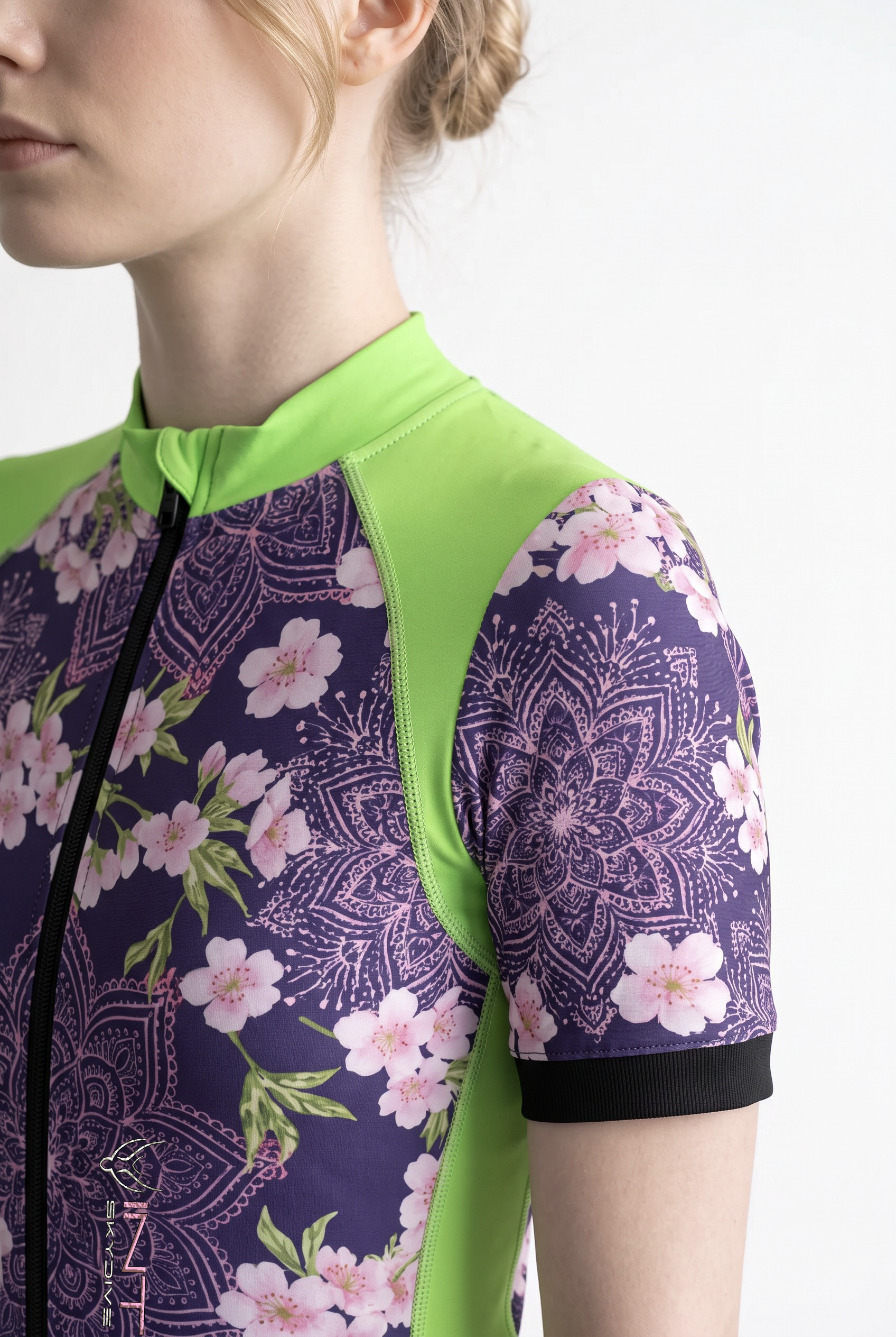 Freefly CF Short Female - Green/Floral Mandala Print