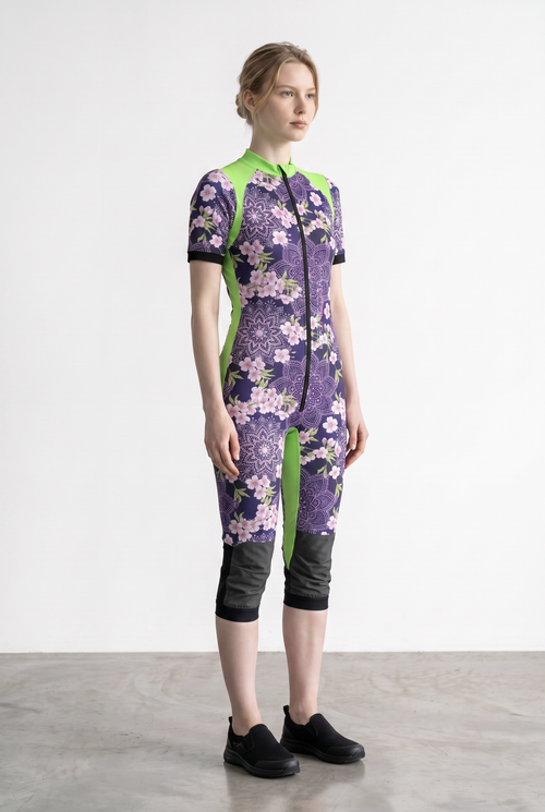 Freefly CF Short Female - Green/Floral Mandala Print
