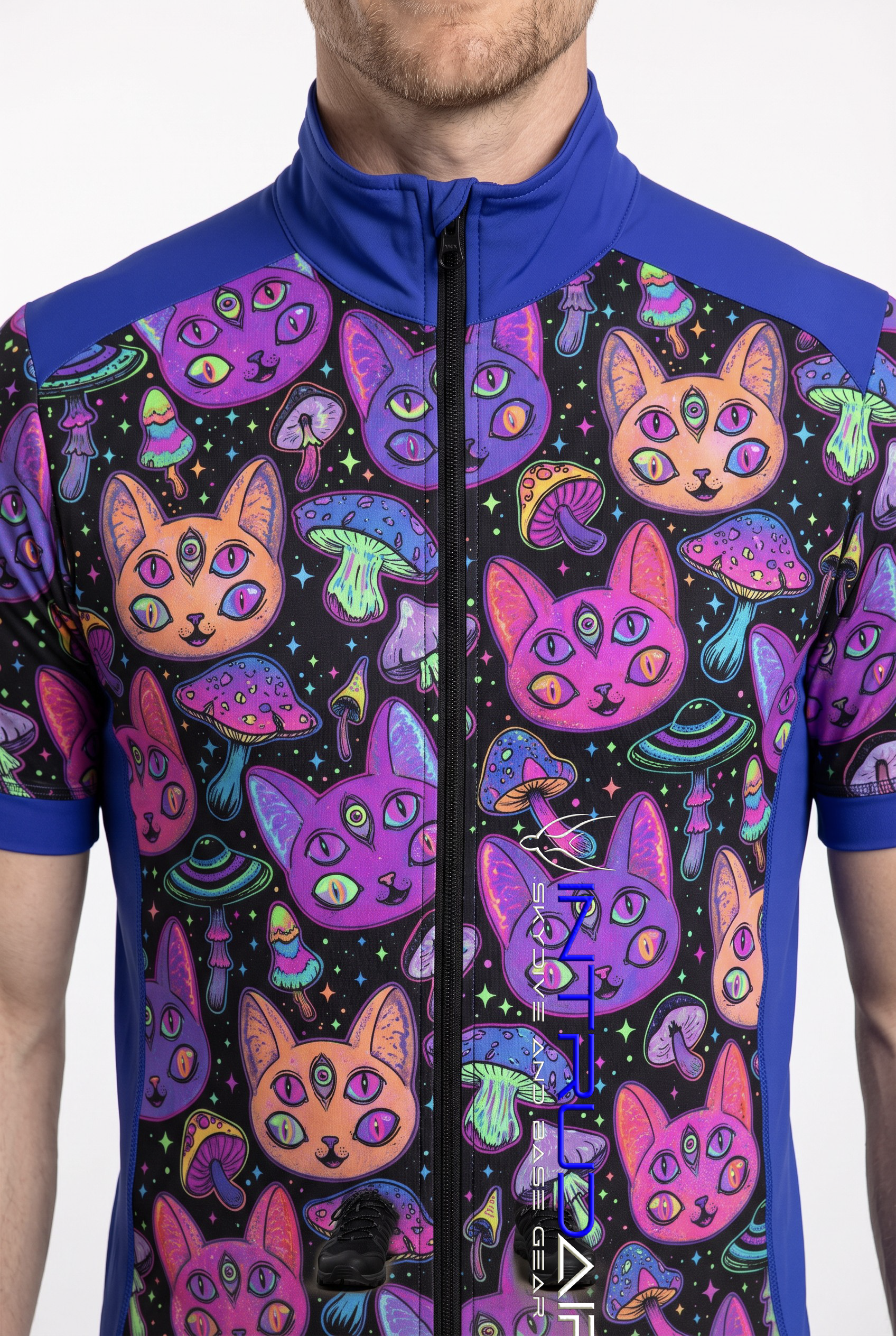 Freefly CF Short - Blue/Space Cat Print