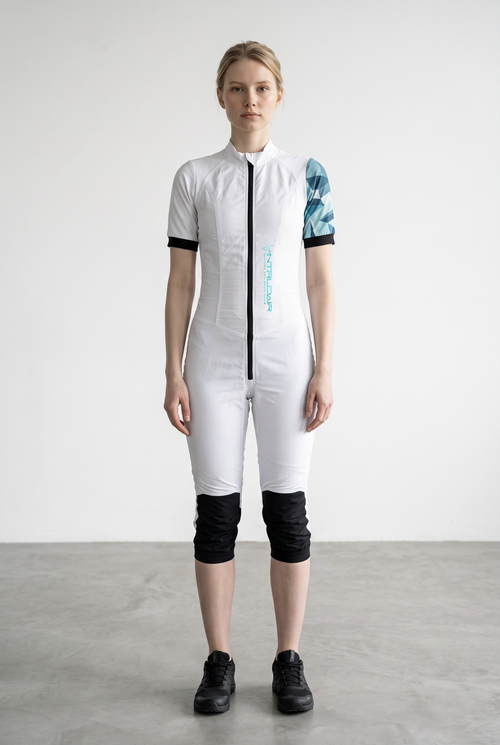 Freefly CF Short Damen [S] Weiß/Diamantenbedruckter Arm