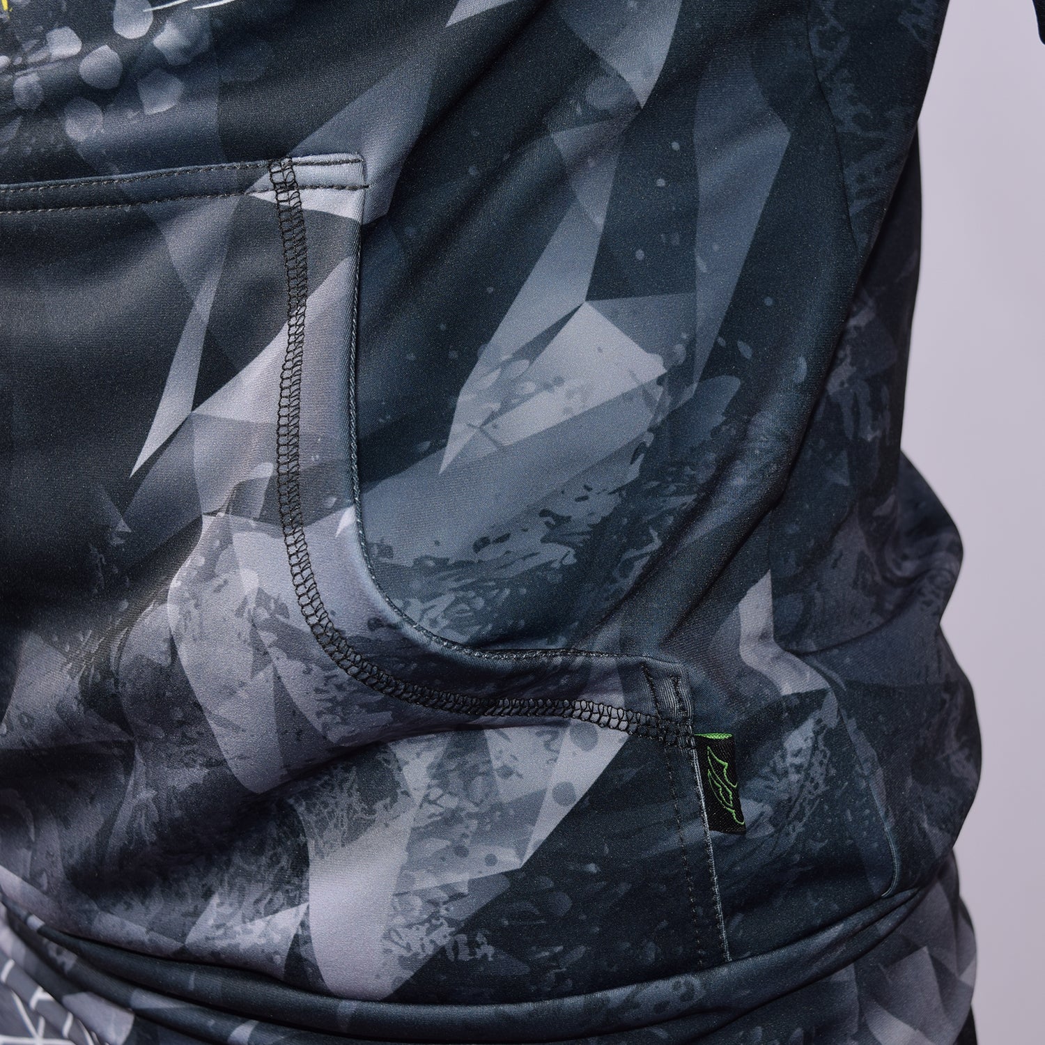 Intrudair® [Pre-Order] Old-Green Printed Hoodie