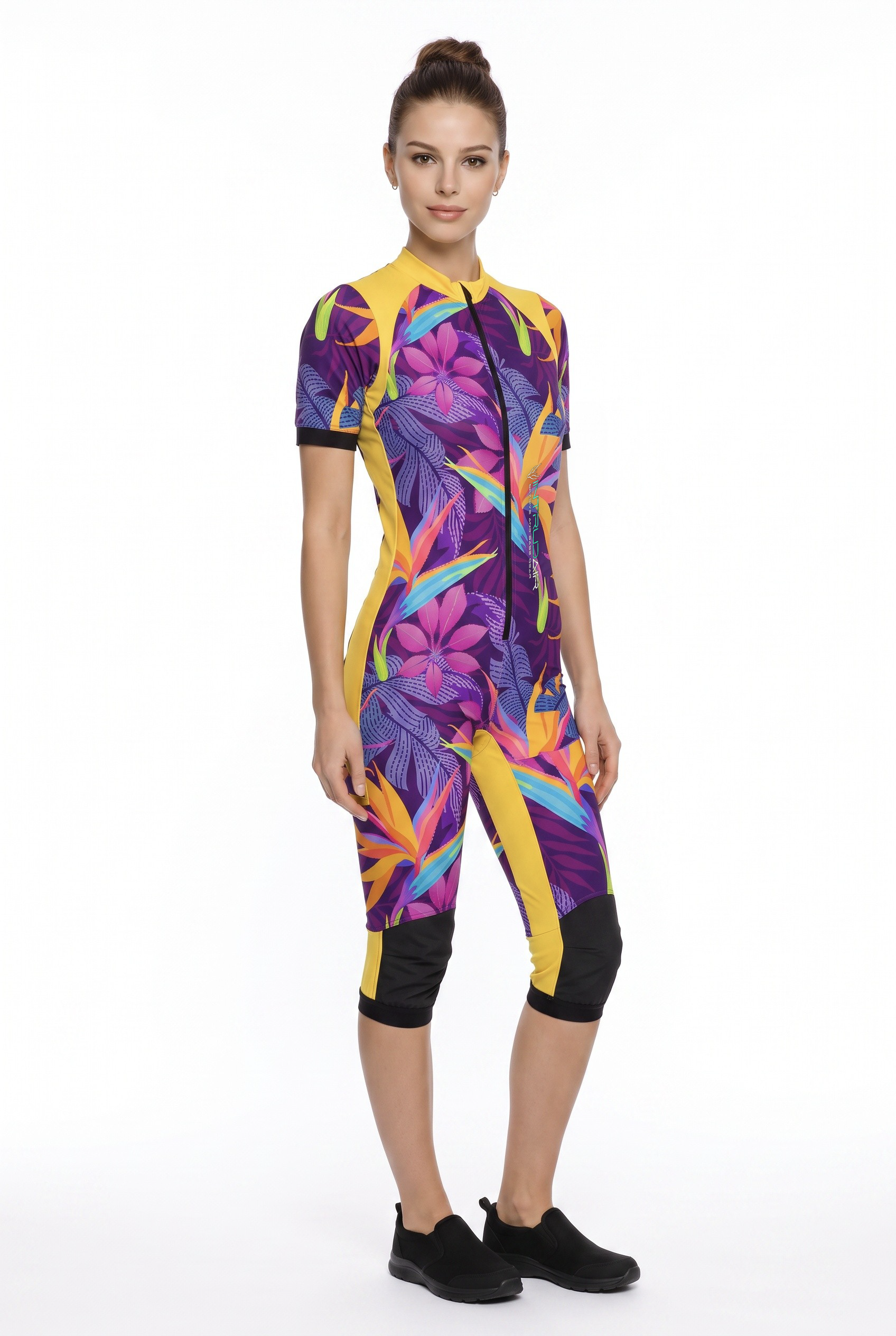 Freefly CF Short Female - Yellow/Tropical Flare Print