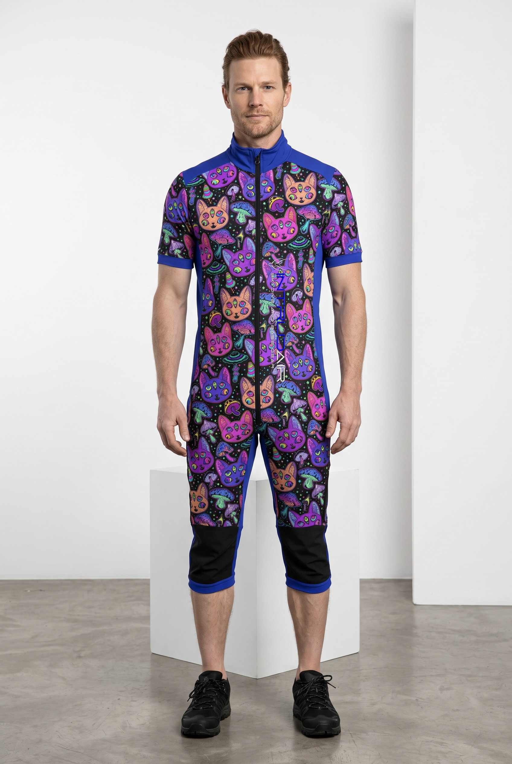 Freefly CF Short - Blue/Space Cat Print