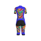 Freefly CF Short Female [S] Blue/Rainbow Mosaic Print