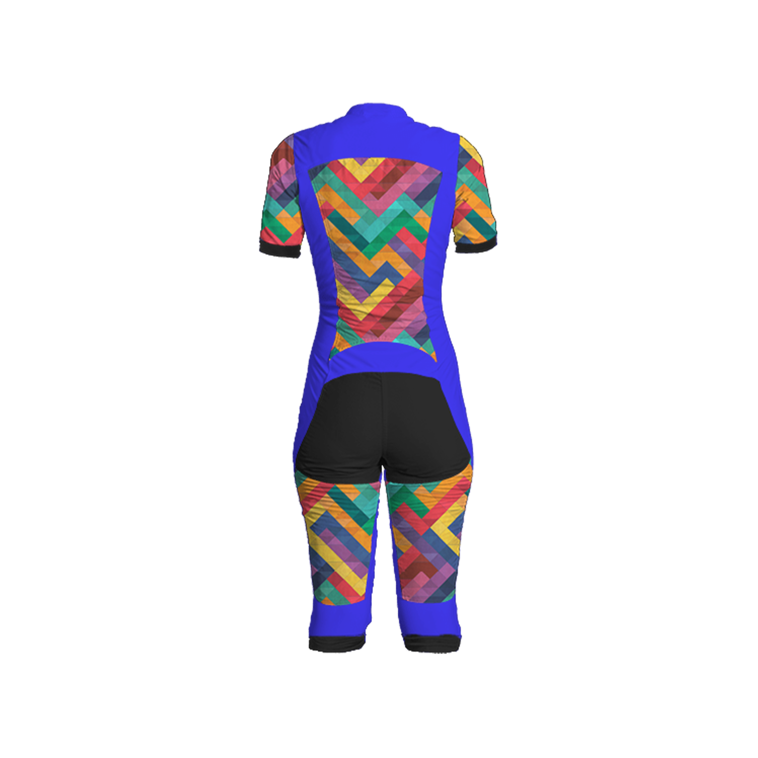 Freefly CF Short Female [S] Blue/Rainbow Mosaic Print