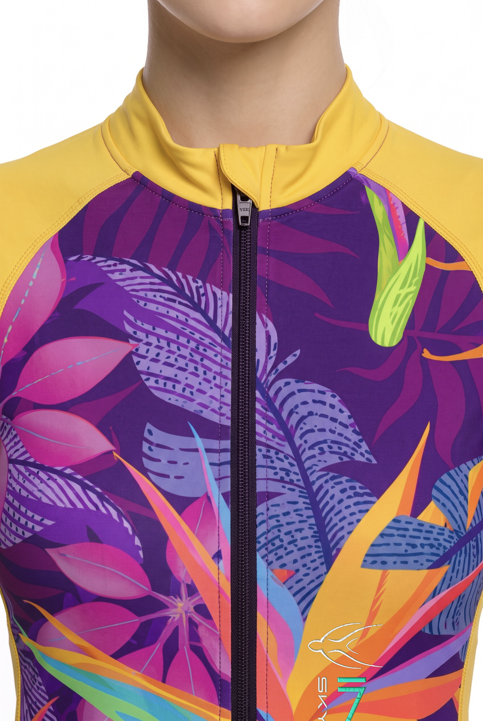 Freefly CF Short Female - Yellow/Tropical Flare Print