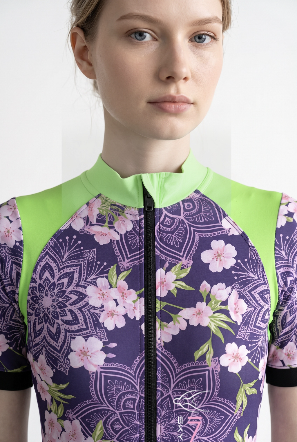 Freefly CF Short Female - Green/Floral Mandala Print
