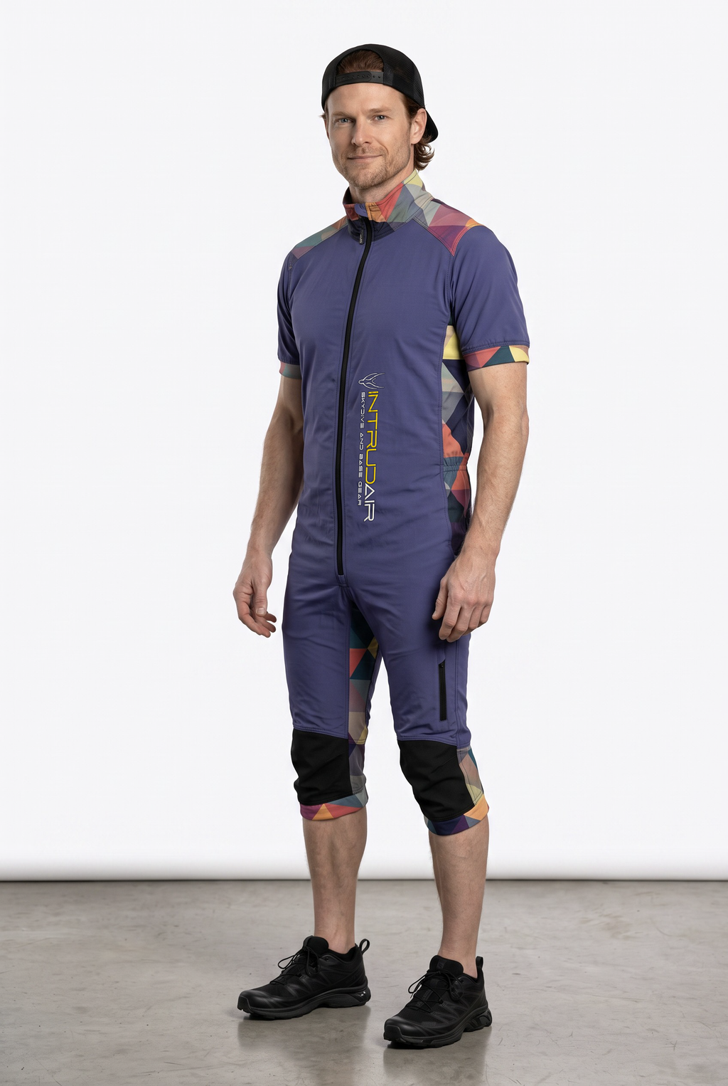 Freefly CF Short - Marine Blue/Colour Shards Print