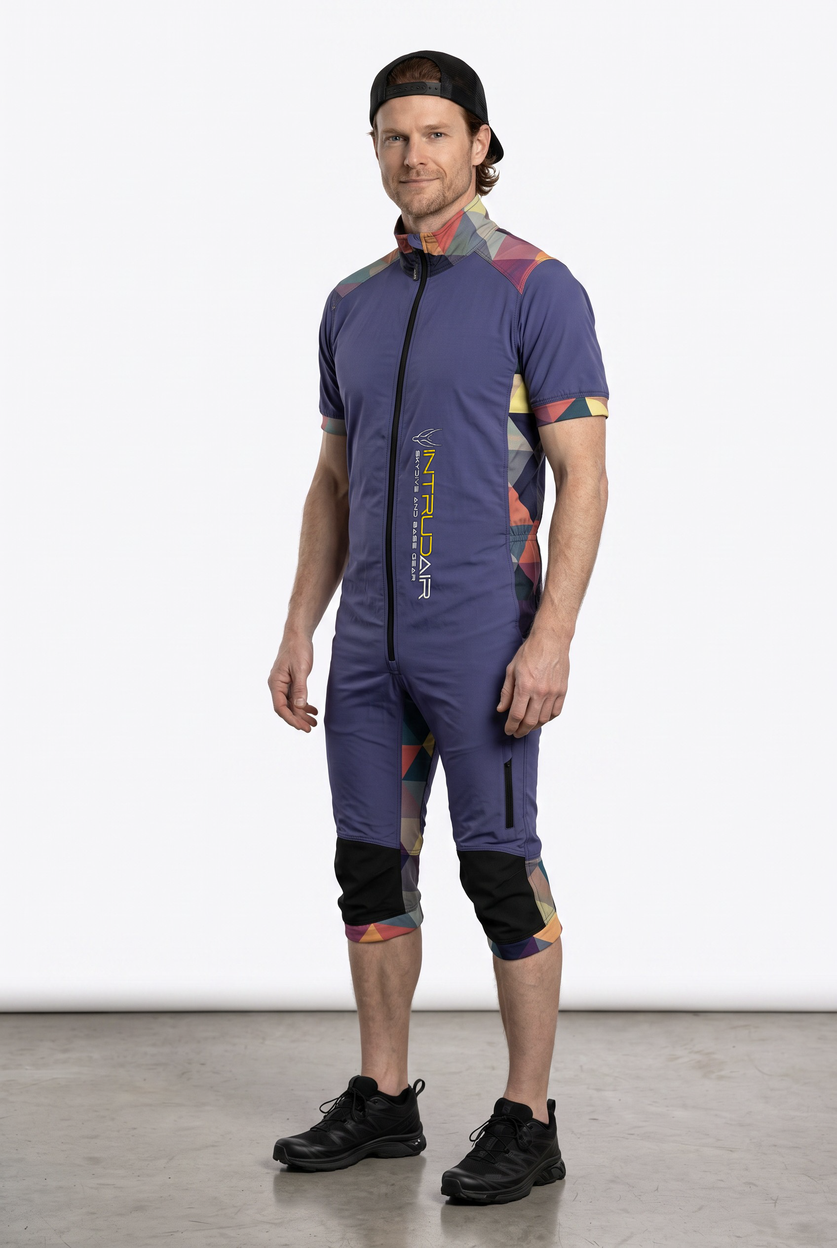Freefly CF Short - Marine Blue/Colour Shards Print
