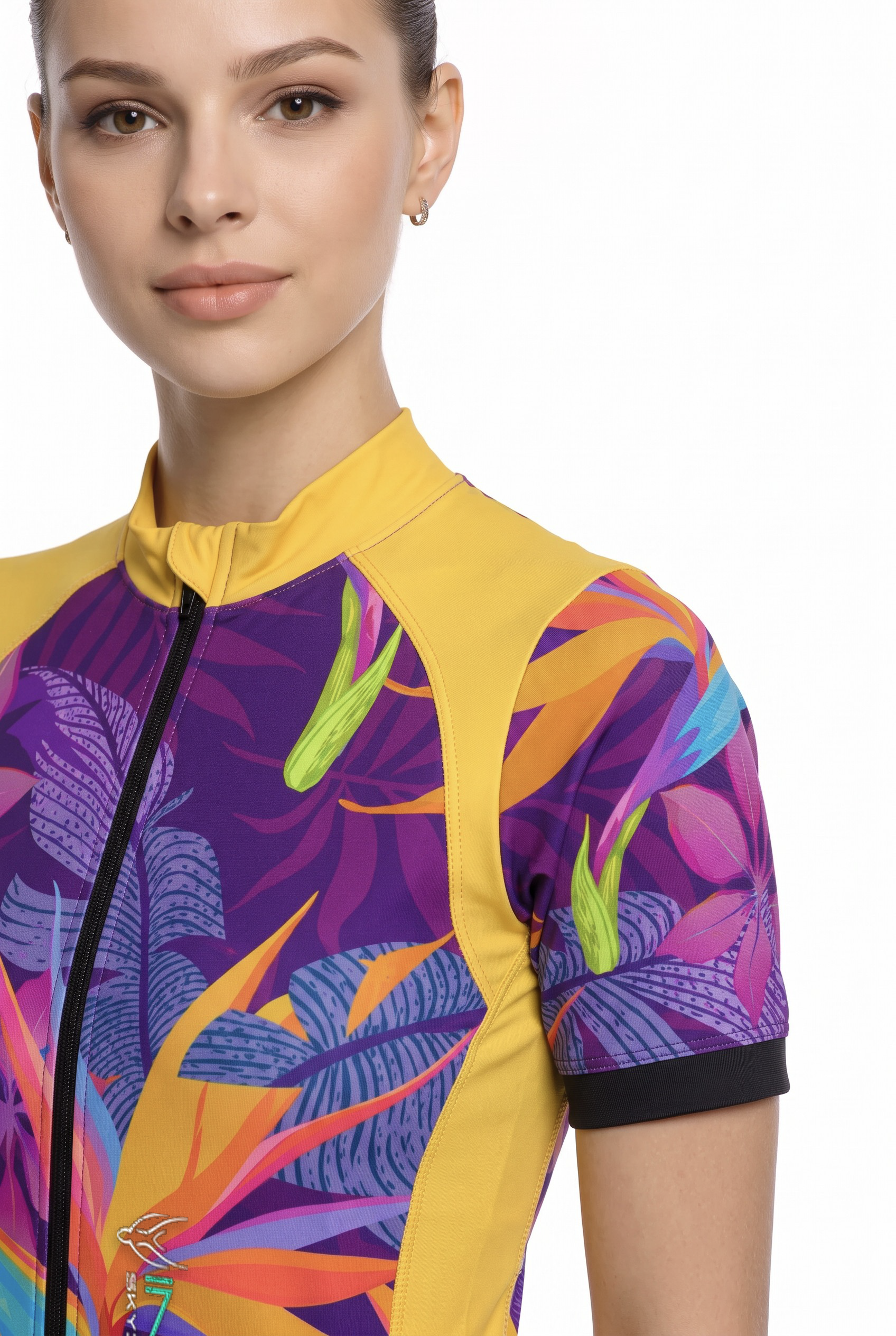 Freefly CF Short Female - Yellow/Tropical Flare Print