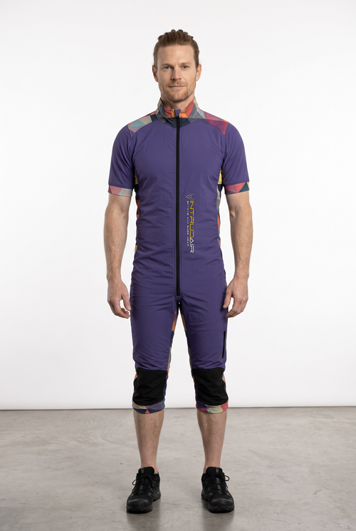 Freefly CF Short - Marine Blue/Colour Shards Print
