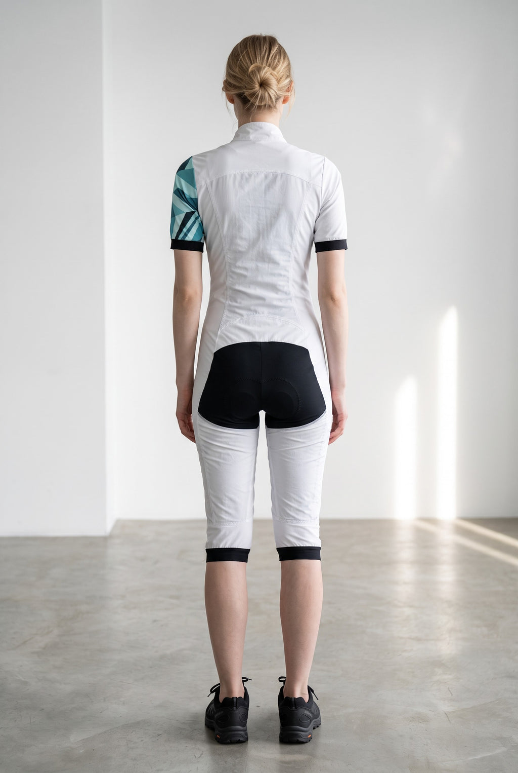 Freefly CF Short Damen [S] Weiß/Diamantenbedruckter Arm