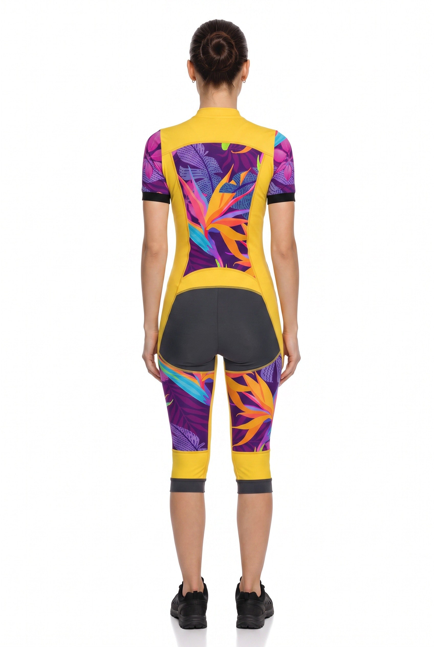 Freefly CF Short Female - Yellow/Tropical Flare Print