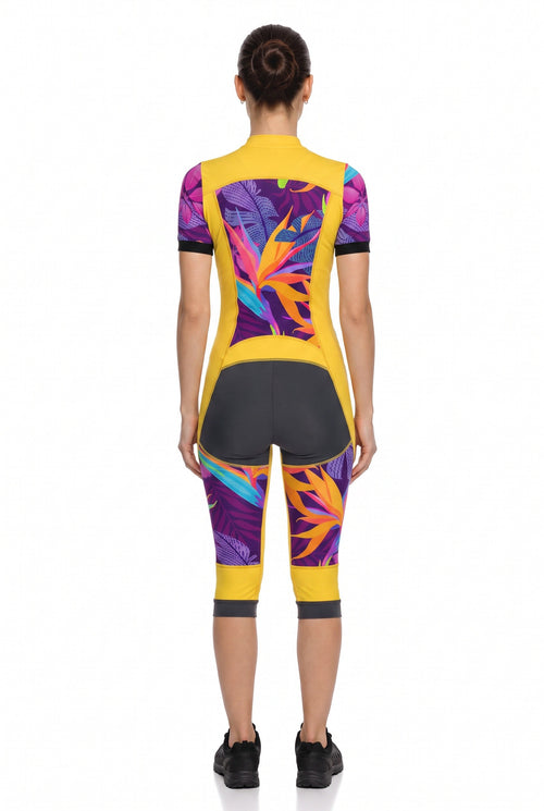 Freefly CF Short Weibchen [M] Gelb/Tropisches Flare-Muster