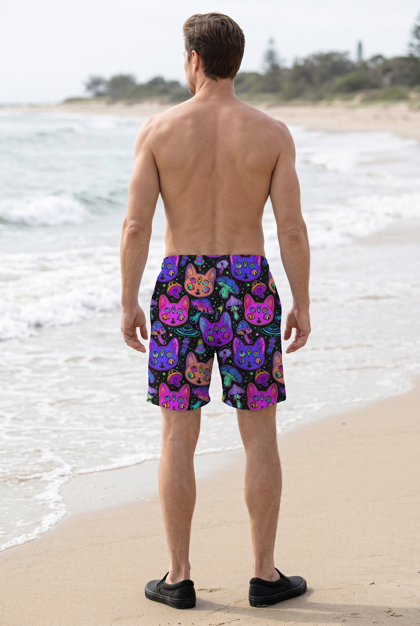 Intrudair Cargo Shorts (Cosmic Cats)