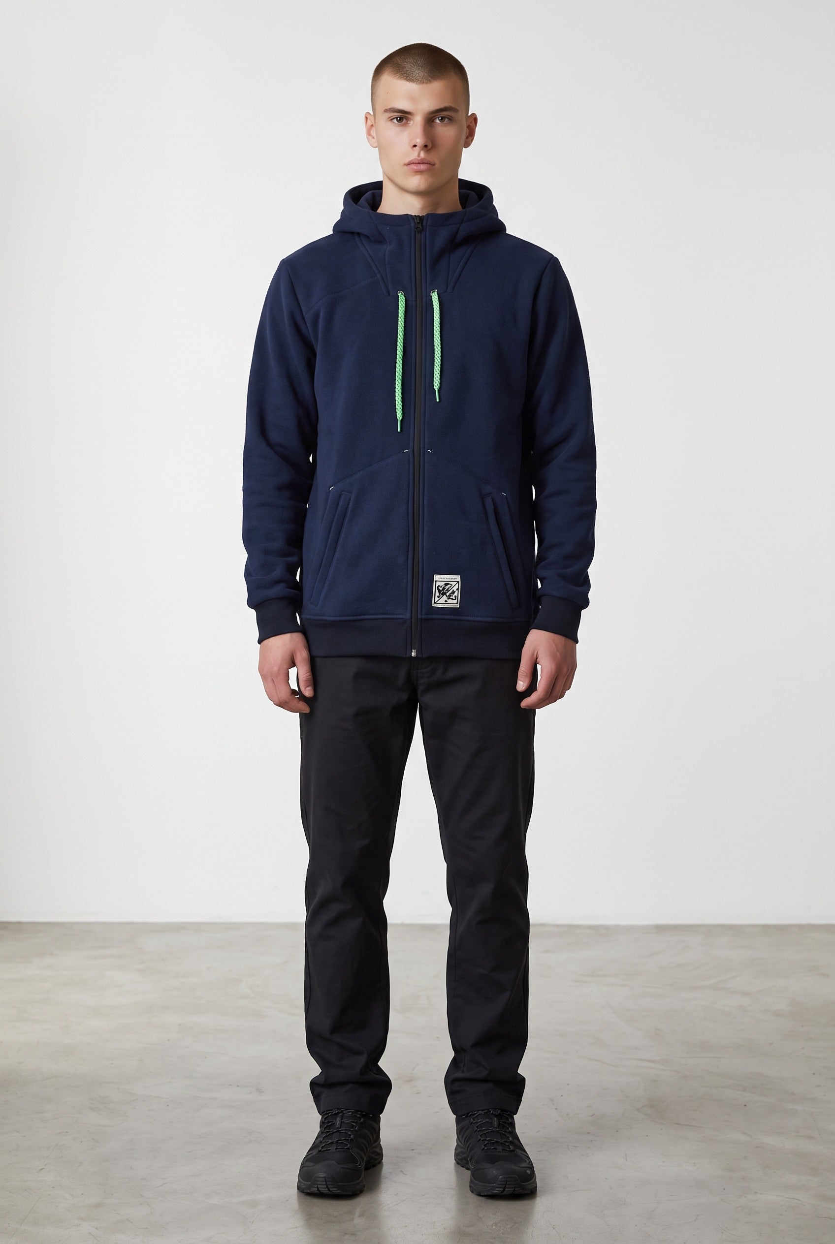 Intrudair® Kapuzenjacke mit Reißverschluss (Blau) 