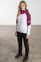 Intrudair® Damen-Softshelljacke Pink Shards [Kapuze]
