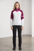 Intrudair® Female Softshell Jacket Pink Shards [Hood]