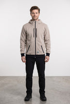 Intrudair® Kapuzenpullover mit Reißverschluss (Beige) 