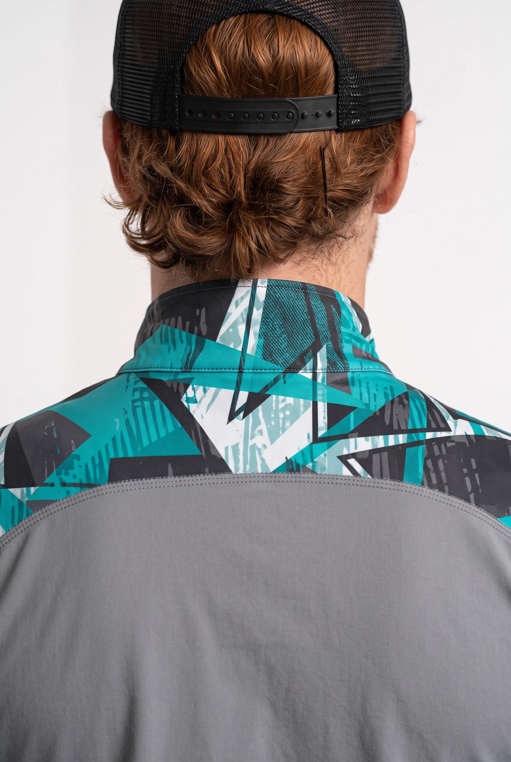 Freefly CF Short - Light Grey/Aqua Matrix Print