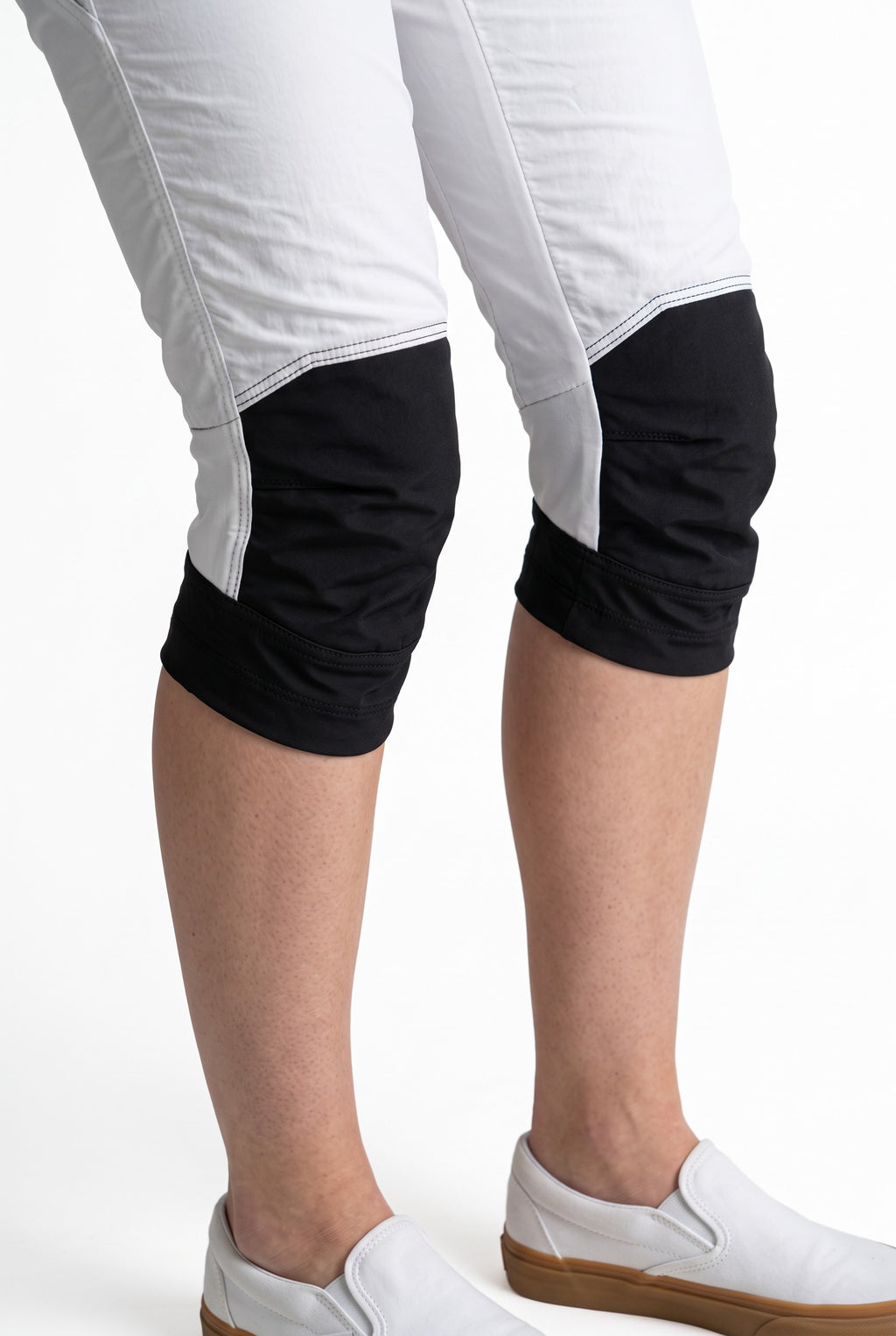 Freefly CF Short Damen [M] Weiß/Lila Rautenmuster Arm