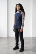 Intrudair® Female Softshell Jacket Tartan Beige [Hood]