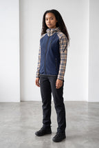 Intrudair® Female Softshell Jacket Tartan Beige [Hood]