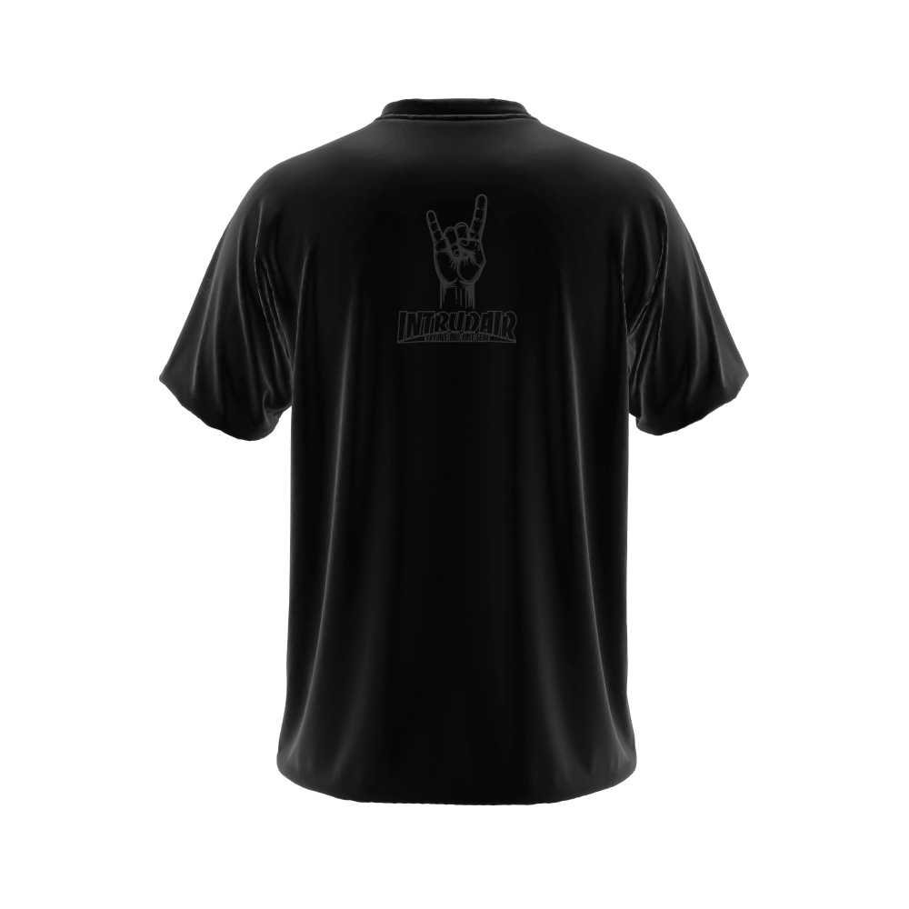 Intrudair T-Shirt Trasher style Black
