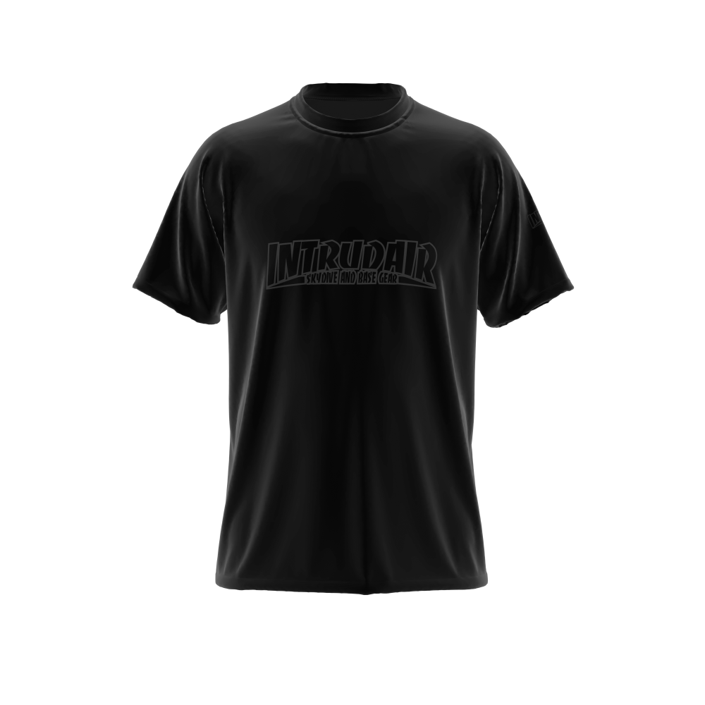 Intrudair T-Shirt Trasher style Black
