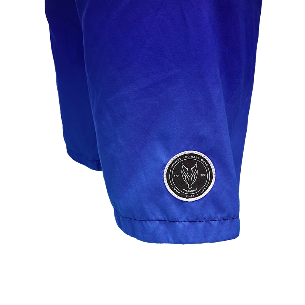 Intrudair Board Shorts ( Black/Blue Gradient)