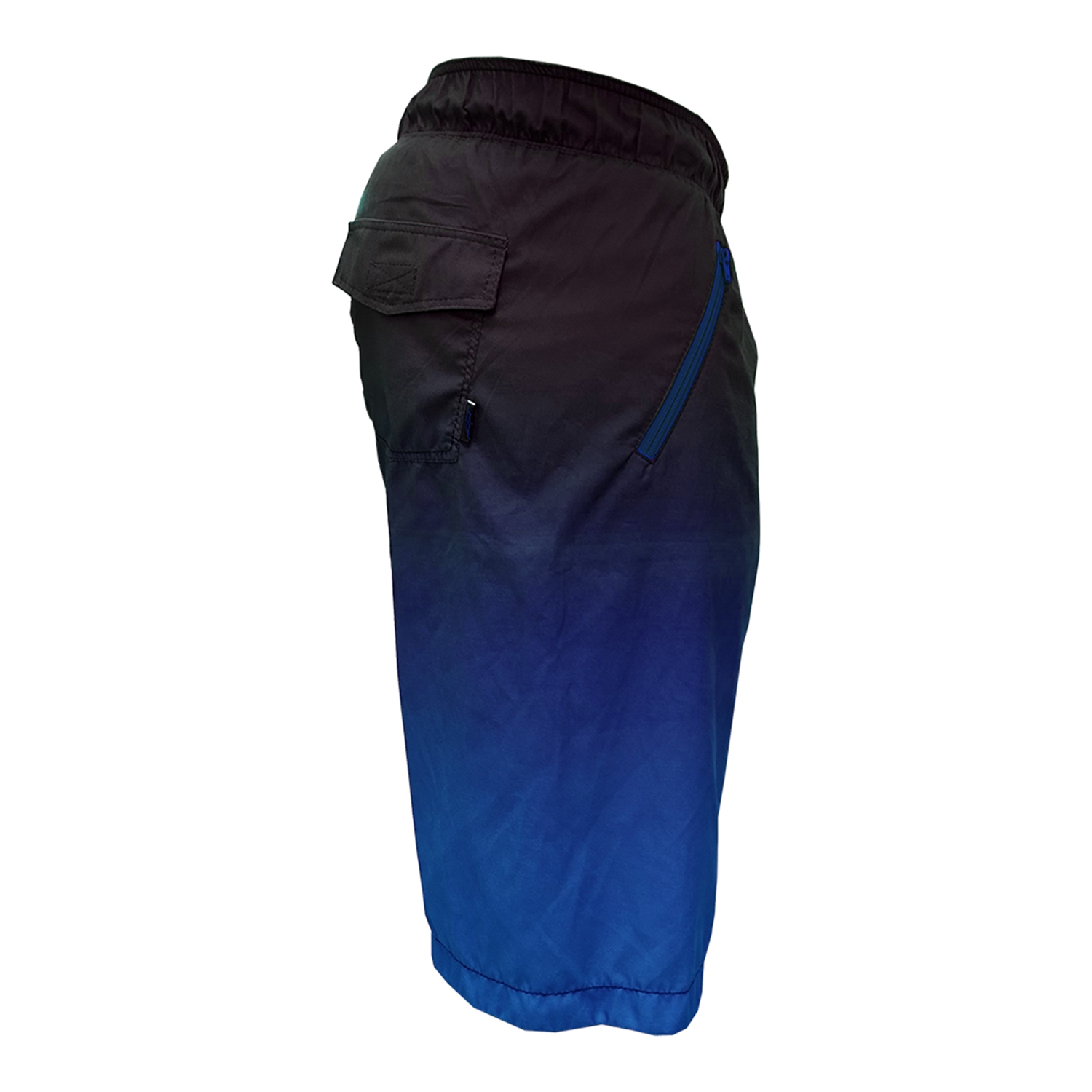 Intrudair Board Shorts ( Black/Blue Gradient)