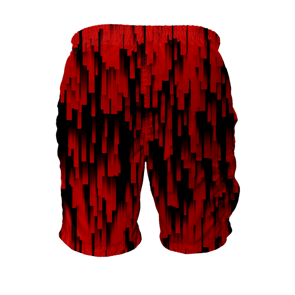 Intrudair Cargo Shorts (Black/Red) [SIZE M]