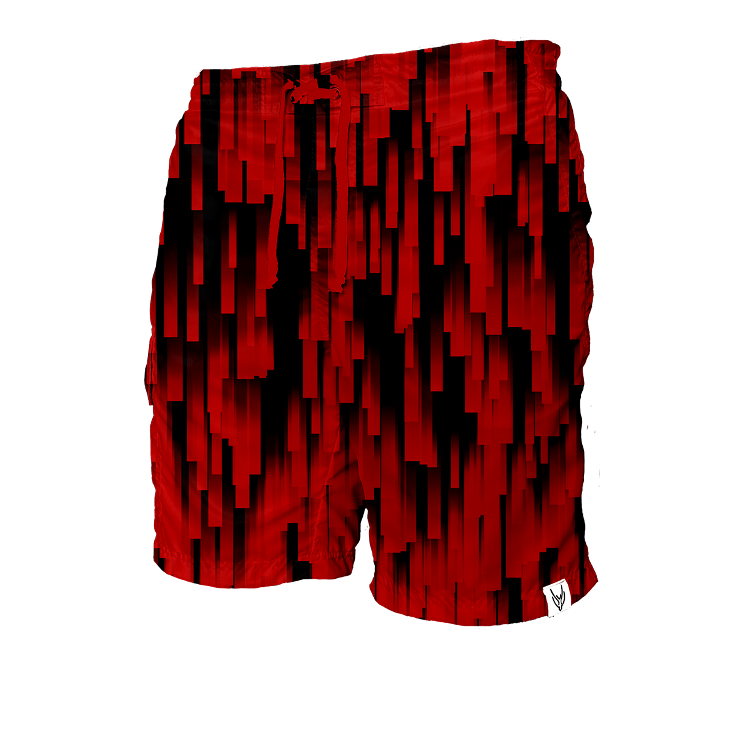 Intrudair Cargo Shorts (Black/Red) [SIZE M]