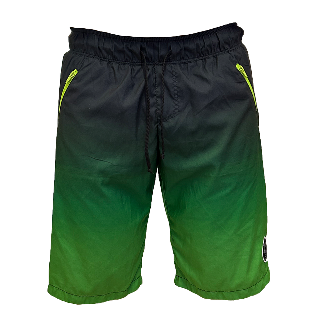 Intrudair Board Shorts (Green/Black Gradient)