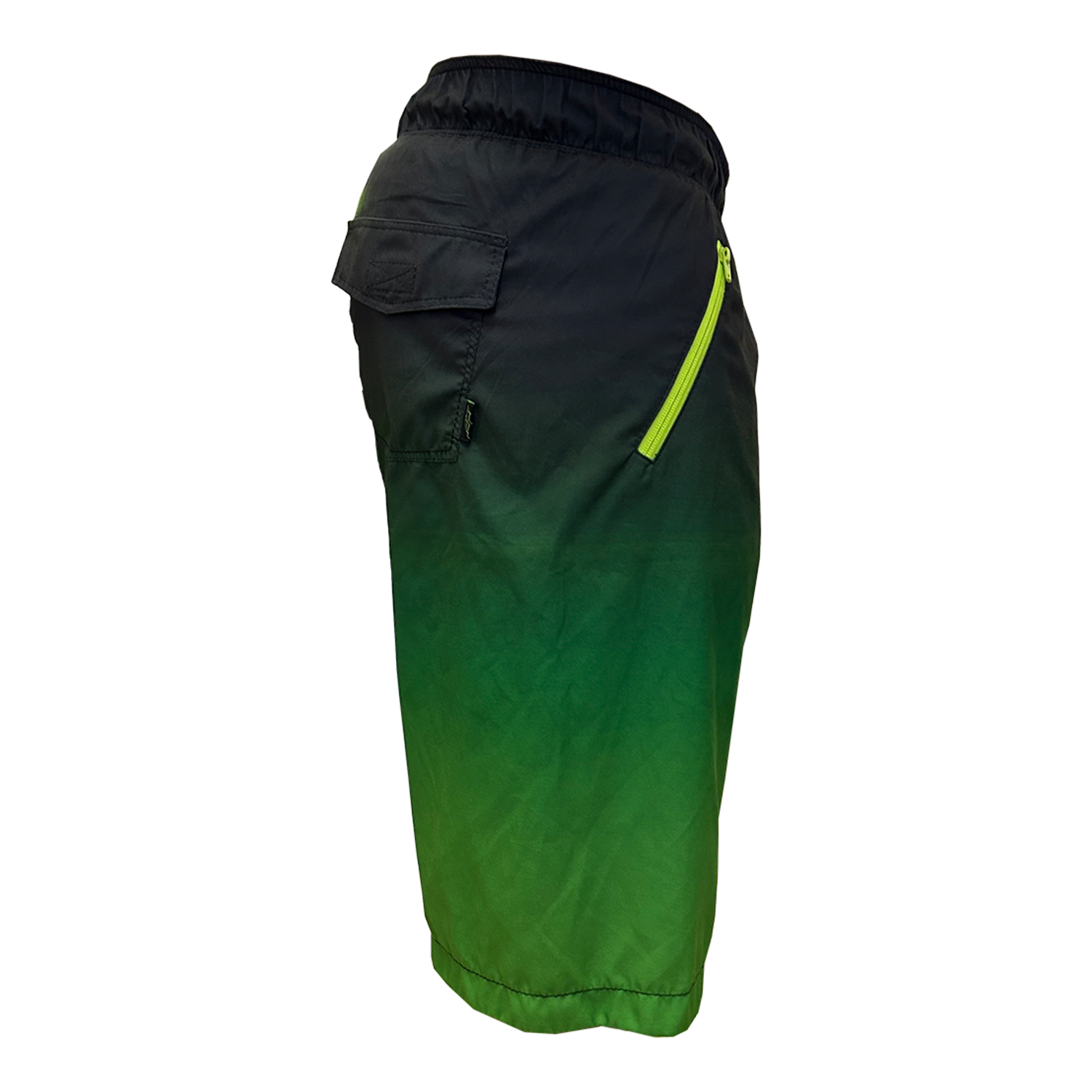 Intrudair Board Shorts (Green/Black Gradient)