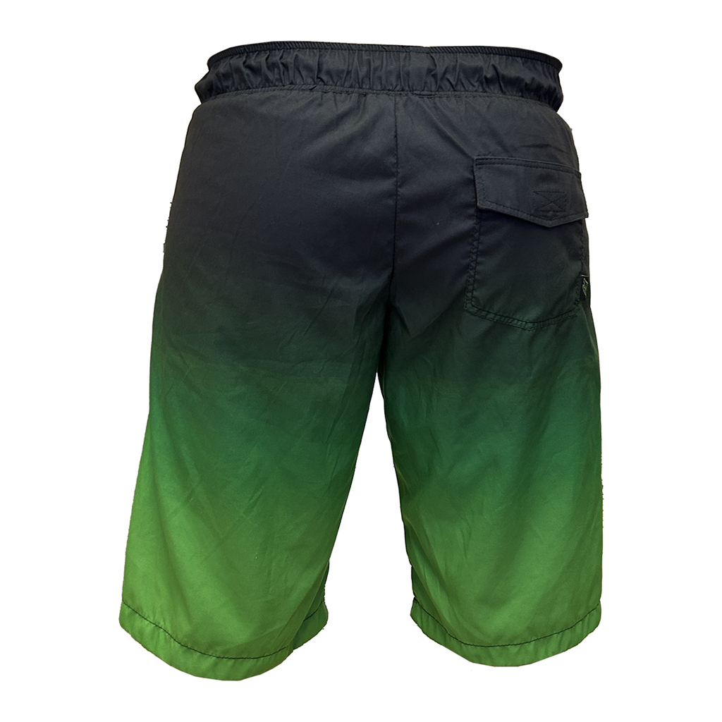 Intrudair Board Shorts (Green/Black Gradient)