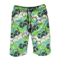 Intrudair Board Shorts (GeoFlux Verde) [SIZE M]