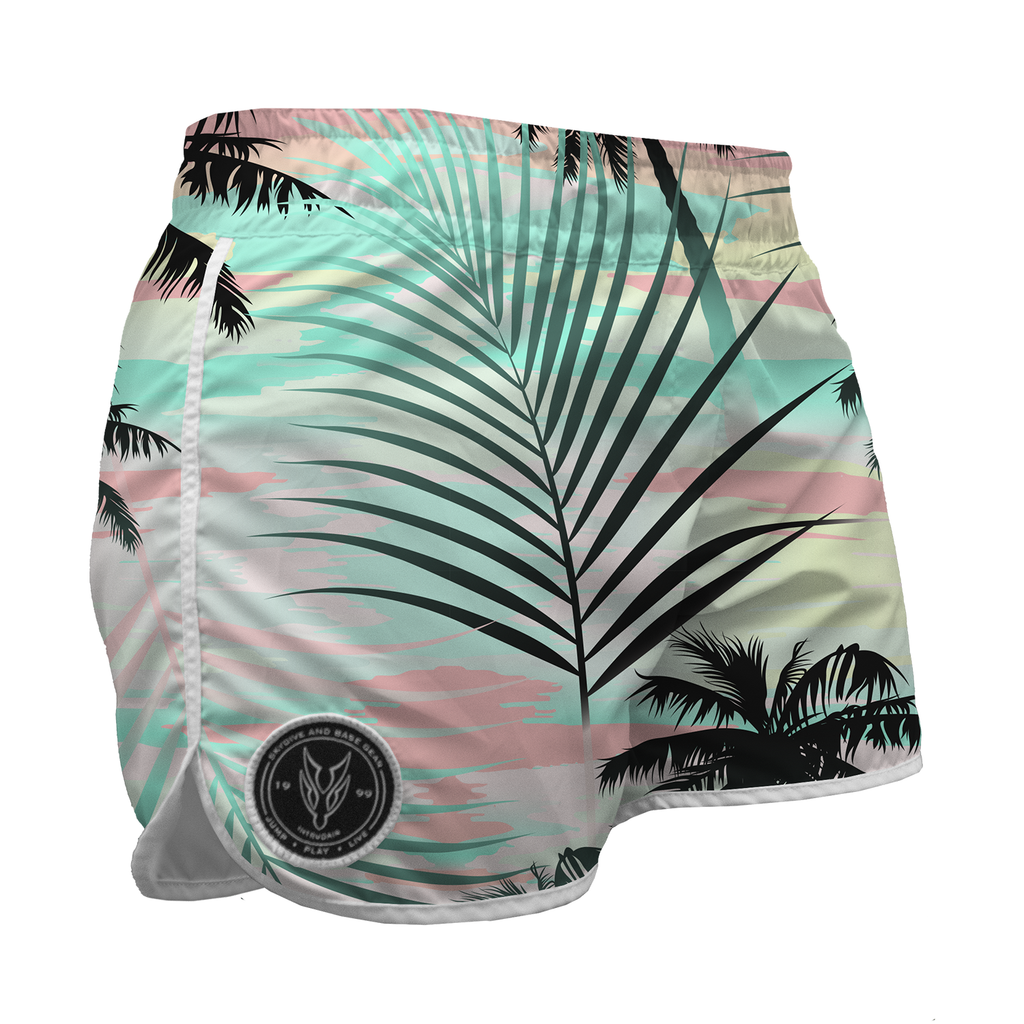 Intrudair Female Board Shorts (Palm Glide)