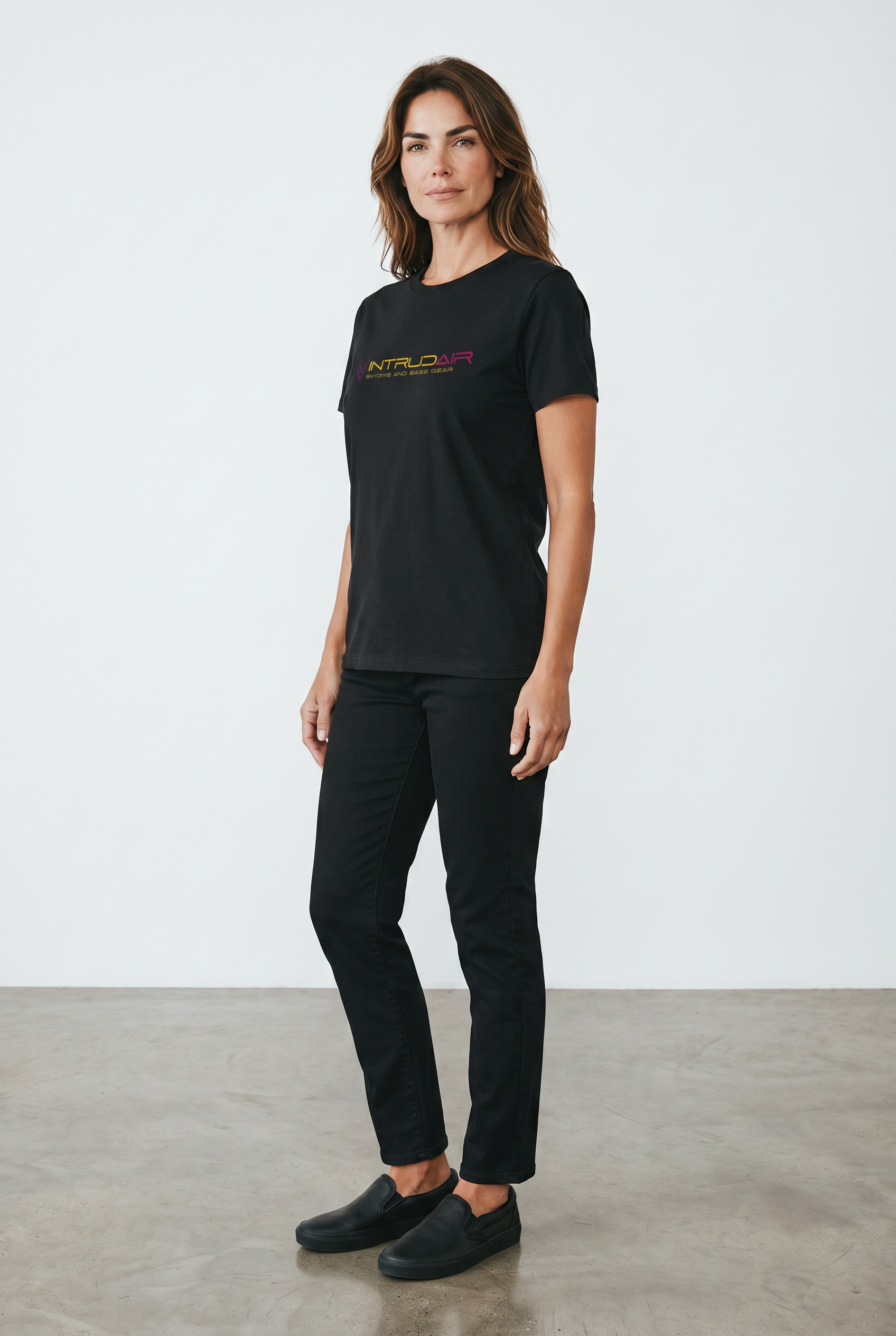 T-Shirt Intrudair [Black / Magenta / Yellow]