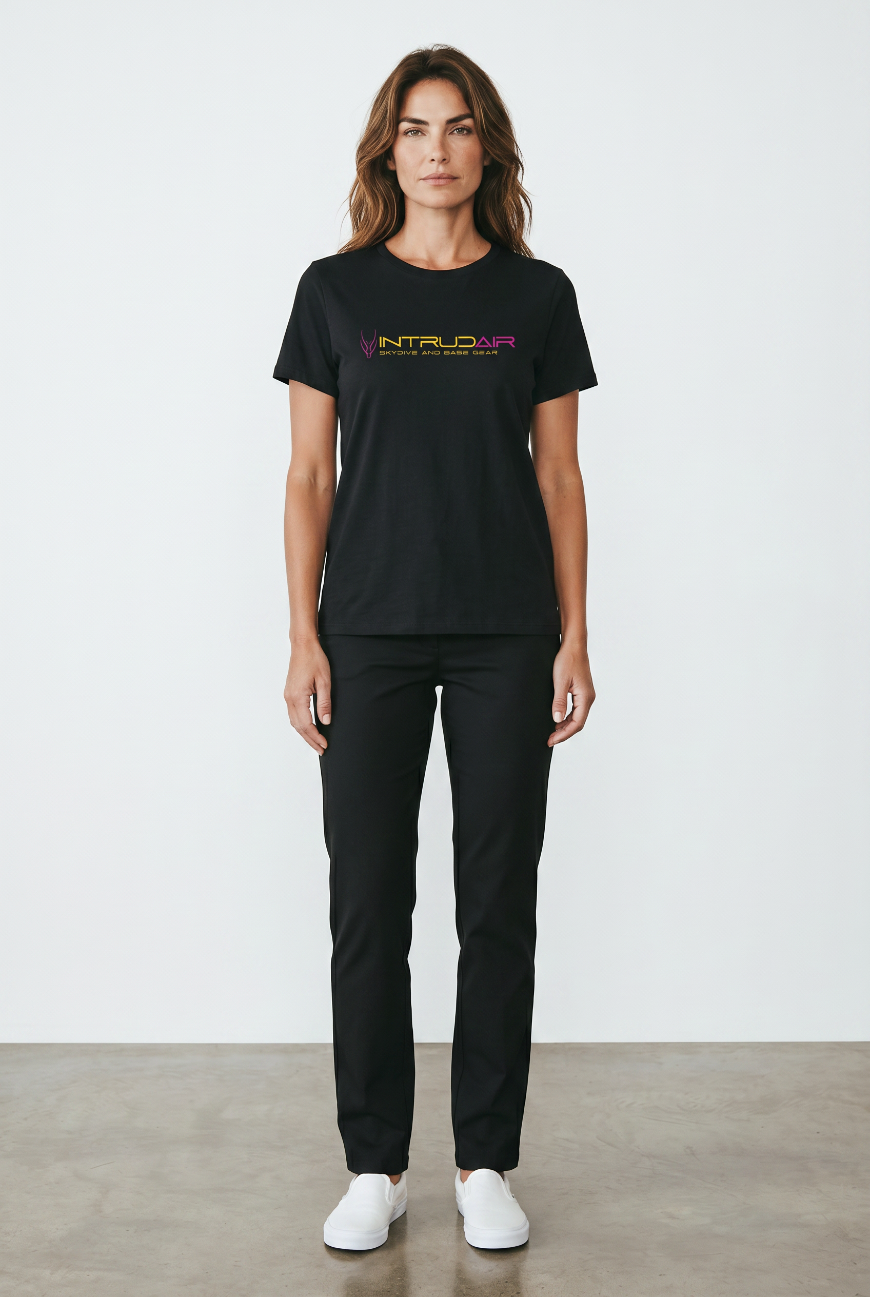 T-Shirt Intrudair [Black / Magenta / Yellow]