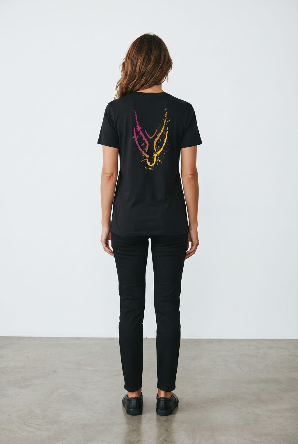 T-Shirt Intrudair [Black / Magenta / Yellow]
