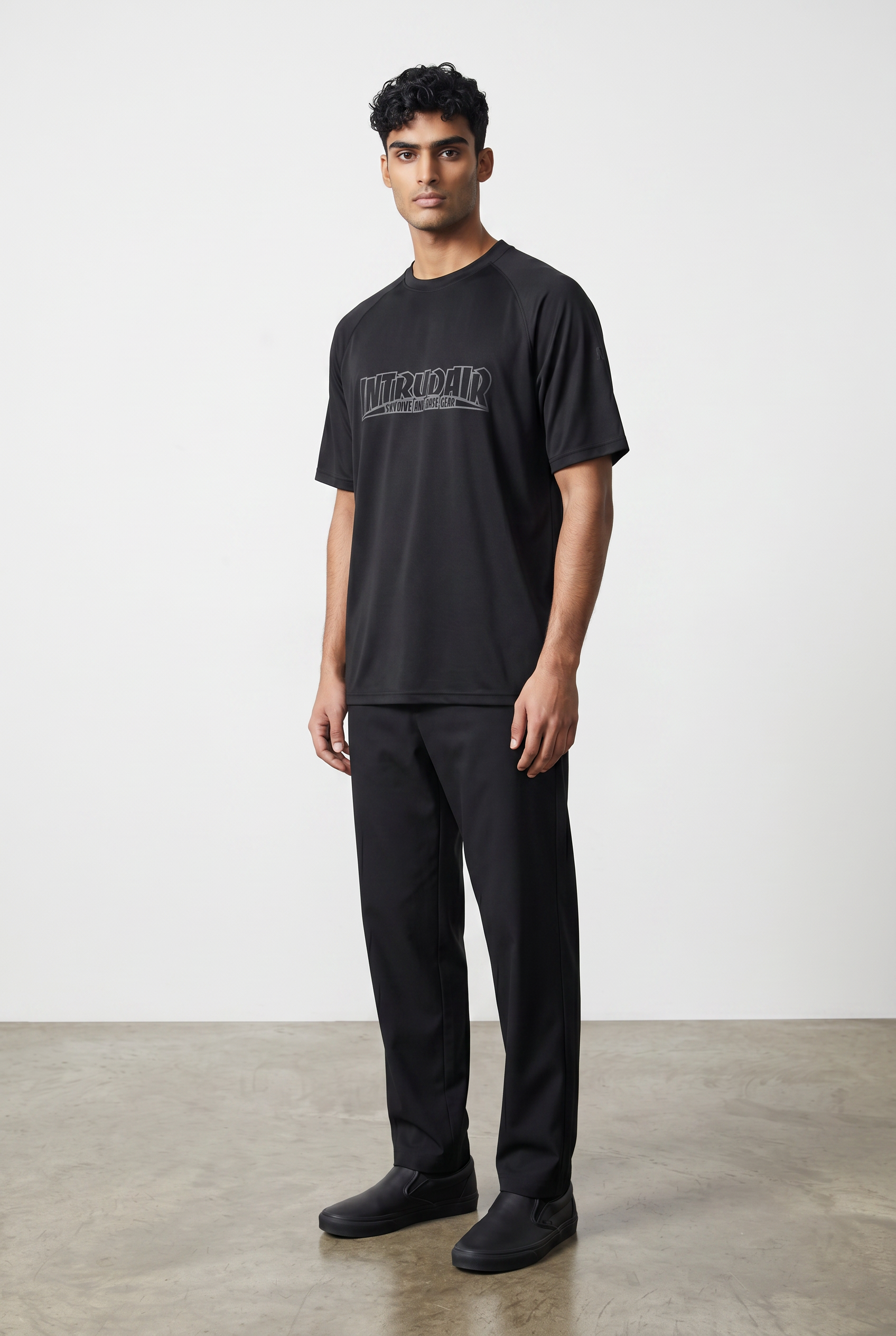 Intrudair T-Shirt Trasher Black
