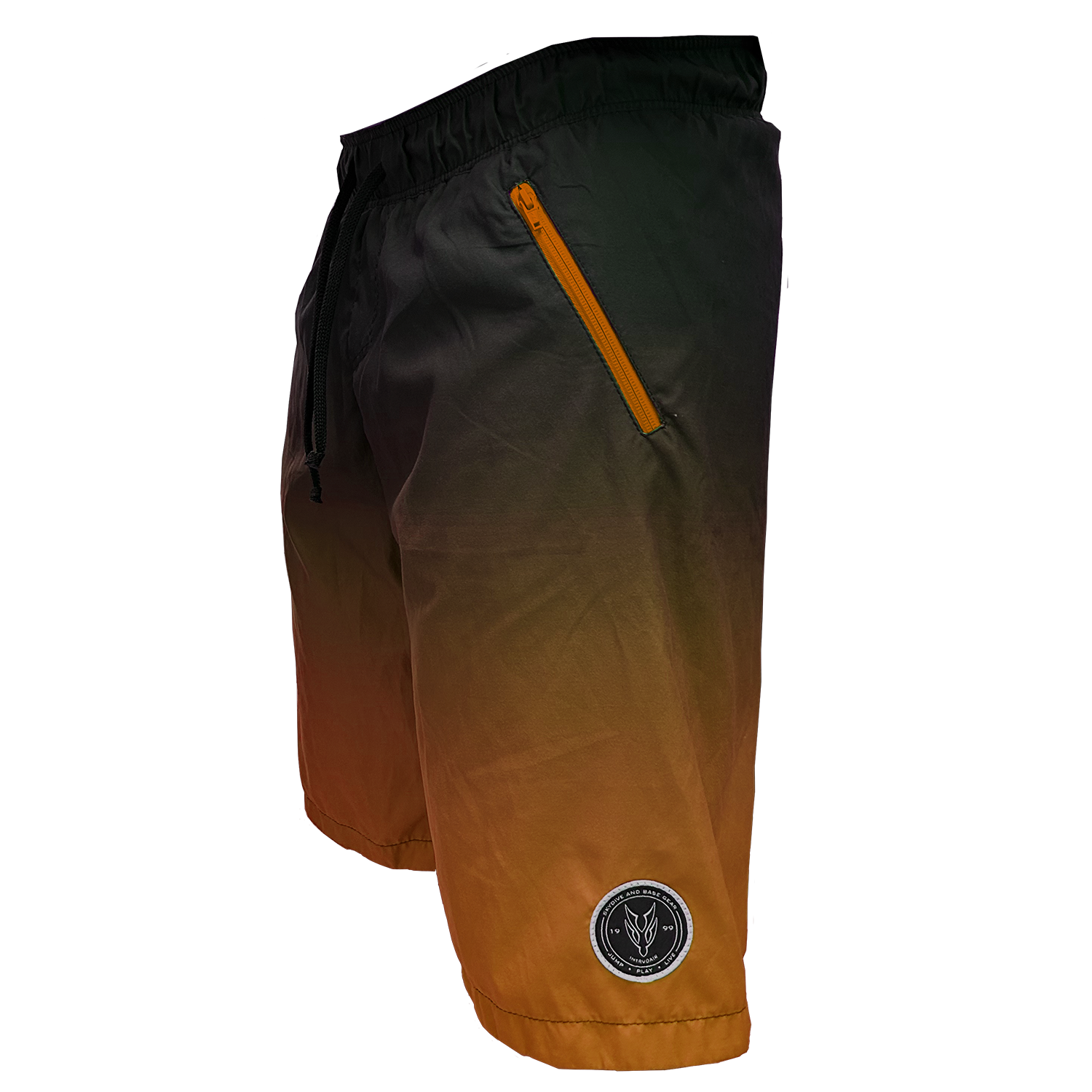 Intrudair Board Shorts (Orange/Black Gradient)