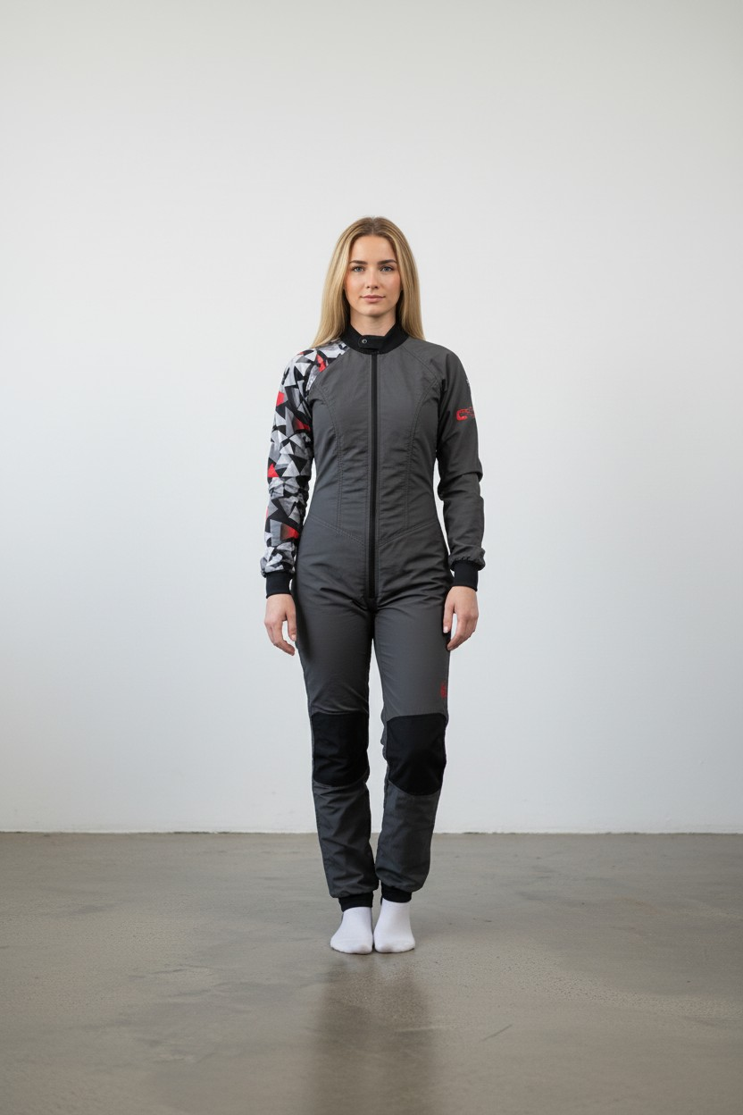 Freefly C+ Female Gray with Red Print