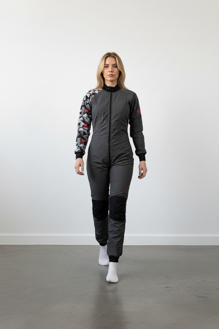 Freefly C+ Female Gray with Red Print