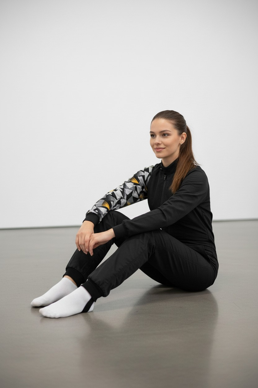 Freefly C+ Female Black With Yellow Print
